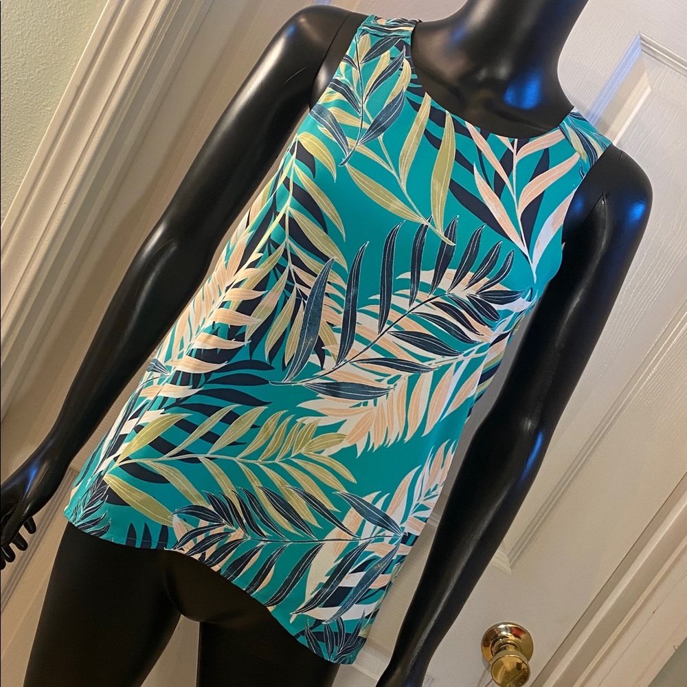 Cotton On Tropical Leaf Print Tank Top